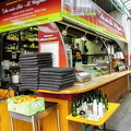 Au coin bio - a food stall in Marché des Enfants Rouges